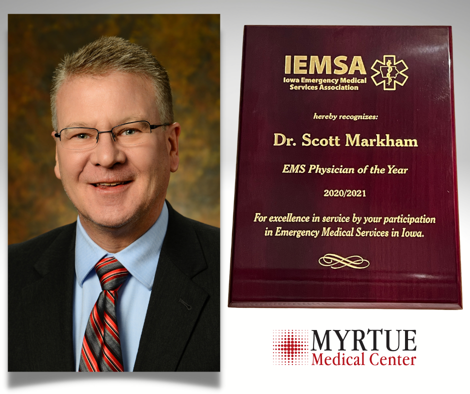 Dr -Markham EMS-Physician Of The Year Award