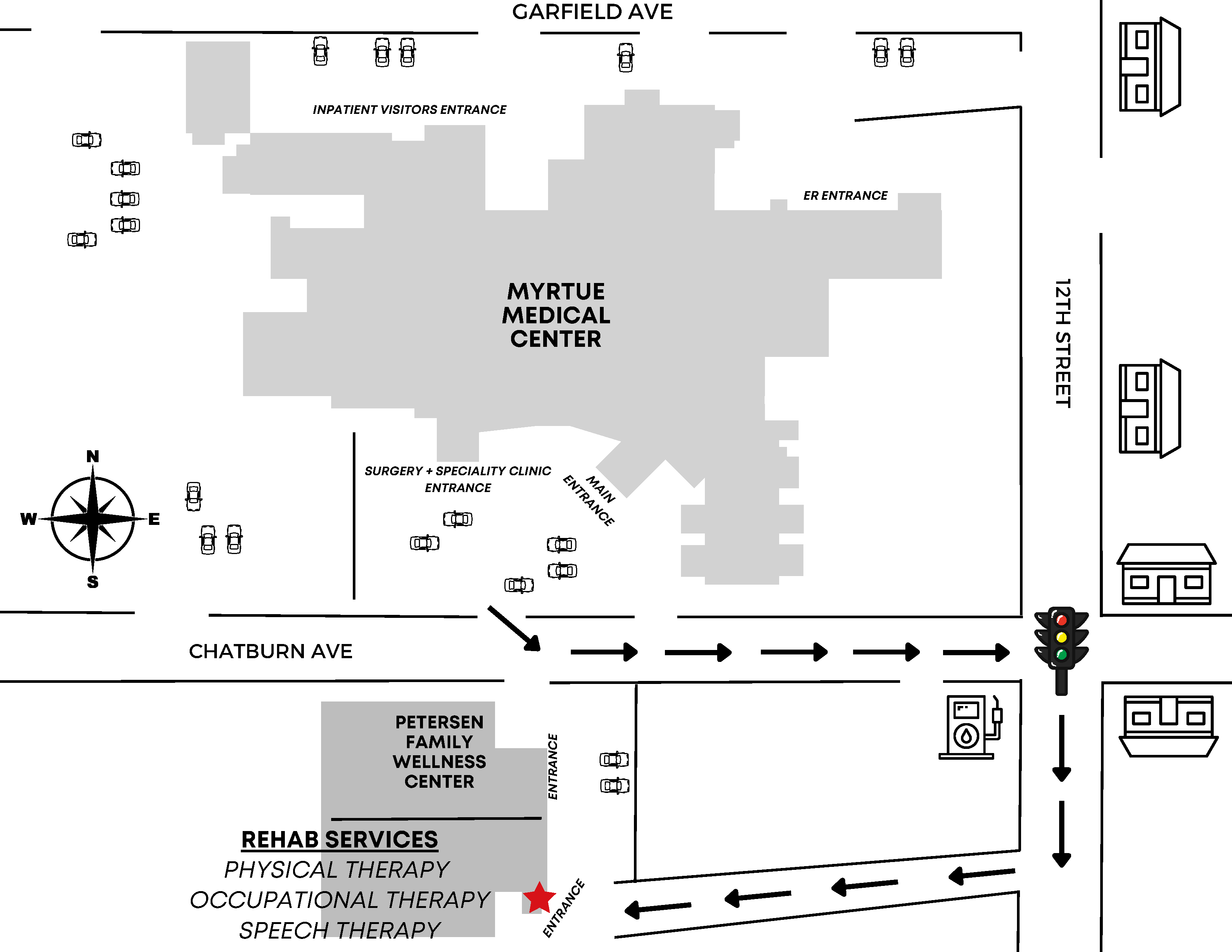 English Rehab Services Map